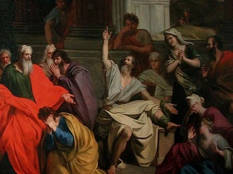 1660-Louis Chéron - La profezia di Agabo